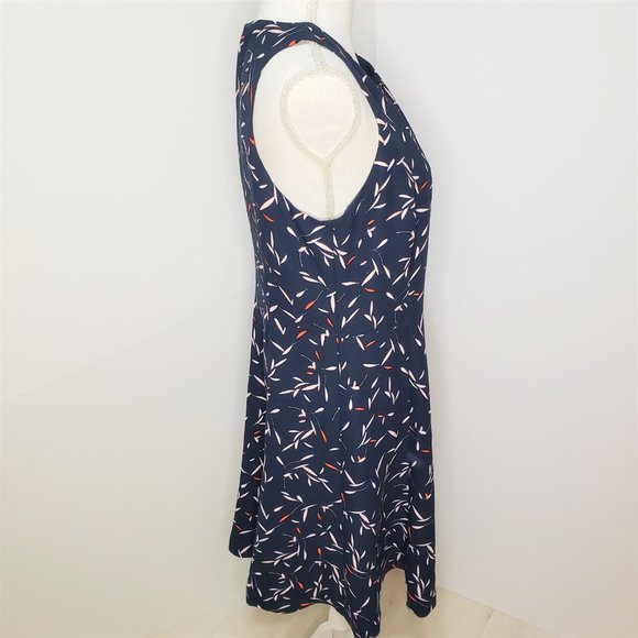 NWT Banana Republic Blue Sleeveless A-line Dress - Picture 3 of 6